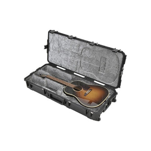 (2) SKB 3i-4217-18 Acoustic Guitar Cases, Black, Waterproof, TSA Latches, Wheels