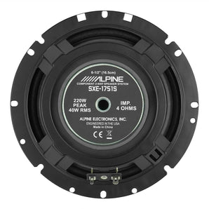 Alpine SXE-1751S 6.5" 220 Watt Car Audio Component Speakers