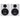 Pair Rockville APM5W 5.25" 250W Powered USB Studio Quality Bookshelf Speakers