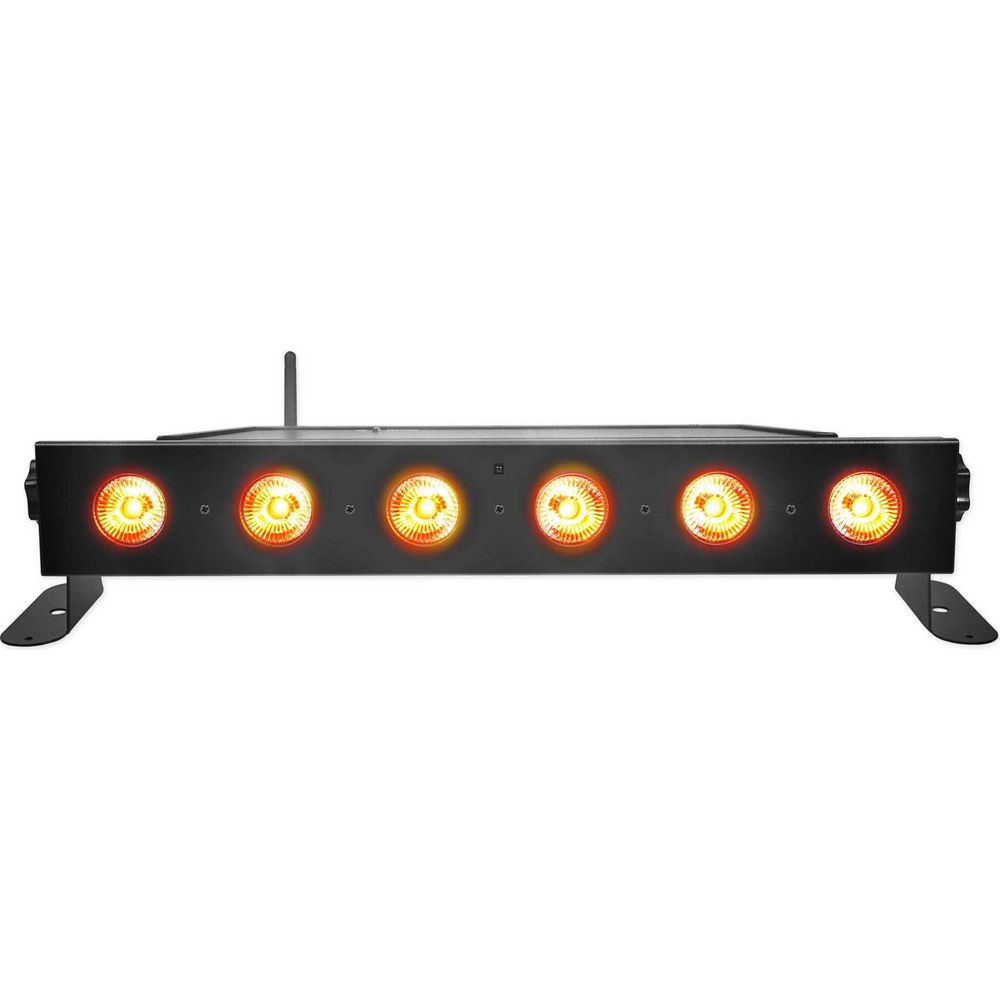 6 Rockville BEST PAR+BEST STRIP+ROCKWEDGE Wireless DMX Battery Lights+Controller