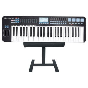 Samson Graphite 49 Key USB MIDI DJ Keyboard Controller+Hydraulic Air Lift Bench