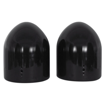DMAC80B Dual 7.7" Black Aluminum Wakeboard Tower Speaker Pods+Covers