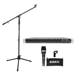 PRESONUS Studiolive 16R 16-Ch. Digital Stage Box Mixer+AKG Microphone+Mic Stand