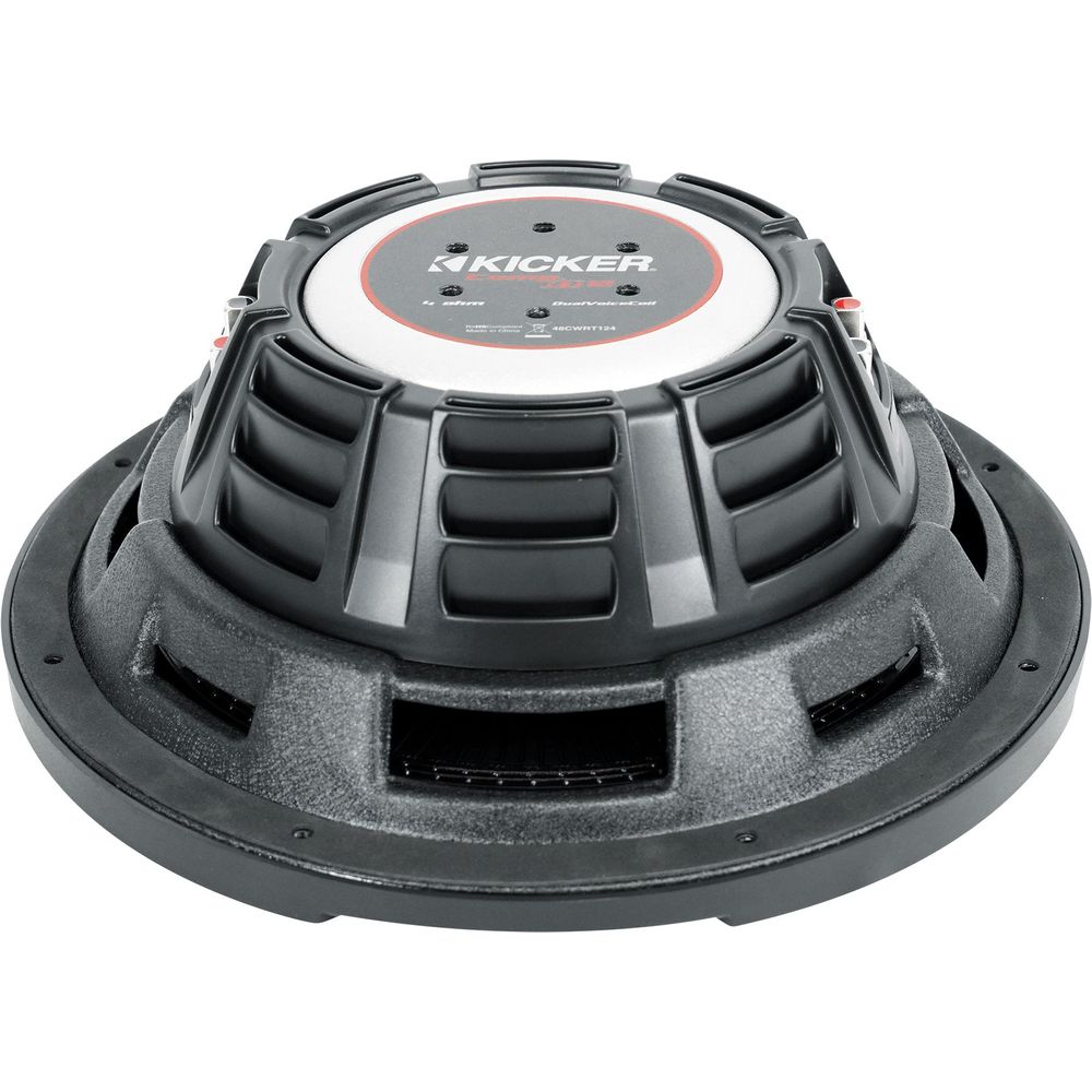 CompRT 1000W 12" Shallow Subwoofer + RSTS12 Sealed Enclosure + Install Kit
