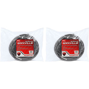 2 Rockville RCTS1250 50' 12 AWG 1/4" TS to Speakon Pro Speaker Cable 100% Copper