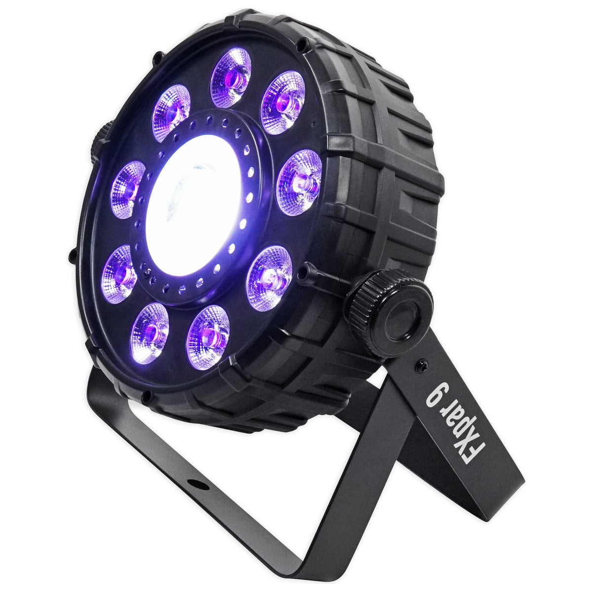 FX Par 9 Lights + ROCKFORCE 192 DMX Controller Bundle