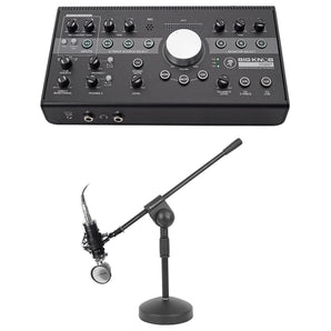 Mackie Big Knob Studio+ Plus Monitor Controller Interface+Microphone+Mic Stand