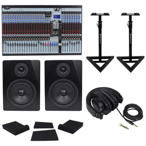 Peavey FX2 32 32x4x2 Mixer+Dual DSP FX Engine+2) Monitors+Headphones+Pads+Stands