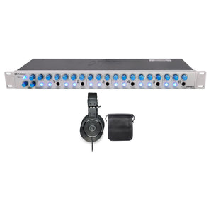 Presonus HP60 6-Channel Headphone Amplifier w/ Talkback & Input Mix + Headphones