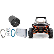 46CWTB84 TB 8" 600w Subwoofer+Enclosure+Amplifier+Wire 4 RZR/ATV/UTV/Cart