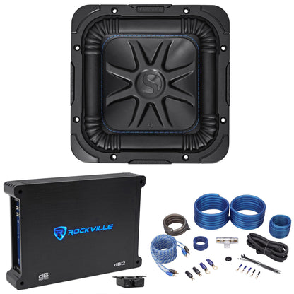 L7S84 8" Solo-Baric Subwoofer + dB12 Amplifier + Wiring Kit