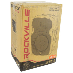 Rockville BPA 15" Bluetooth Speaker w/Headset Mic For Speeches, Presentations