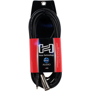 2 Hosa PXM120 1/4" TS To XLR Male 20 Foot Unbalanced Audio Cables