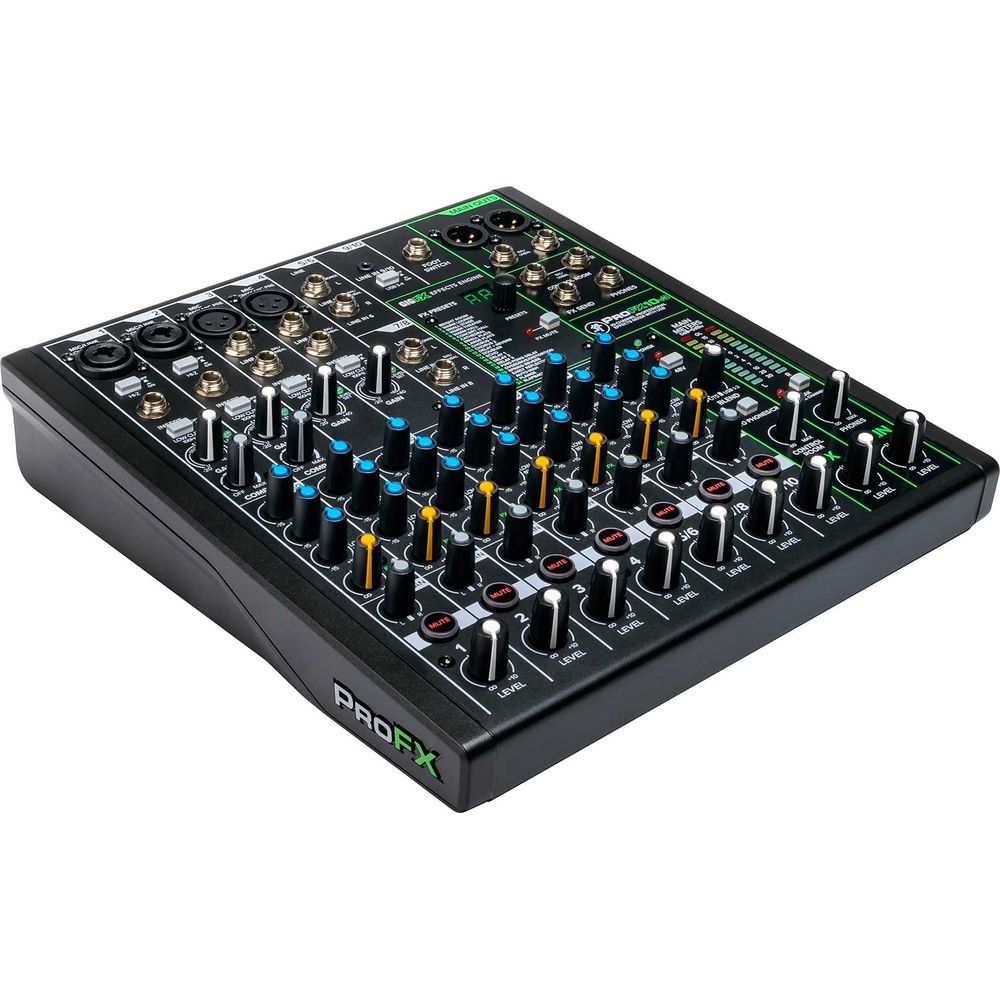 ProFX10v3 Mixer with 3 Metal Dynamic Microphones