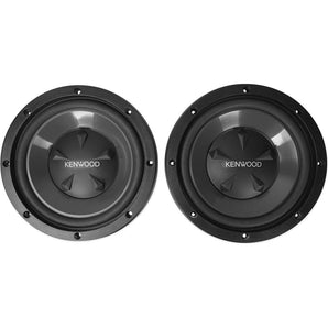 Kenwood P-W1221 2-Channel 500w Amplifier+(2) 12" KFC-W112S Subwoofers Car Subs