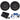 (2) Kicker 43CVR124 COMPVR 1600W 12" Car Subwoofers Subs+Mono Amplifier+Amp Kit