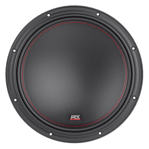 MTX 7512-44 12" 1500w Subwoofer+Sealed Sub Box Enclosure+Mono Amplifier+Amp Kit