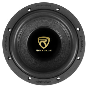 Rockville W65K9D2 6.5" 1000w Peak Car Audio Subwoofer Dual 2-Ohm Sub 250w RMS CEA Rated