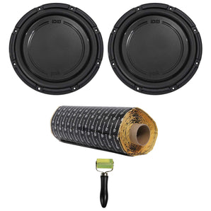 (2) Polk Audio DB1242SVC 12” 2220 Watt Single 4-Ohm Car Audio Subwoofers Subs