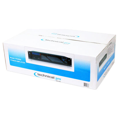 PX3000 2U 2-Channel 3000W Power DJ Amplifier