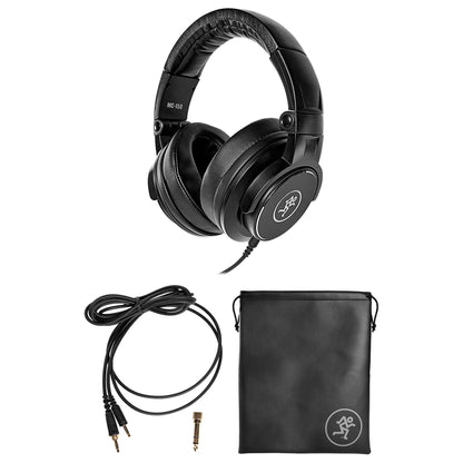 Mackie MC-150 Closed-Back Studio Monitoring or DJ Headphones w/50mm Drivers