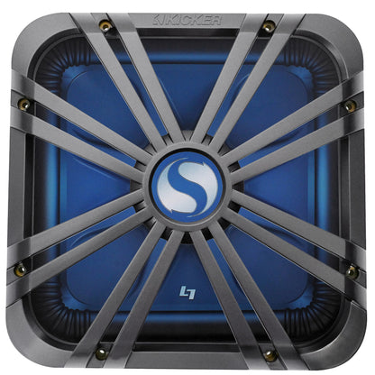 L7S122 12" Solo-Baric Subwoofer + Charcoal LED Grille
