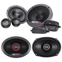 Pair FSB216 6.5" 280W Component Speakers + Pair FKB169 6x9" 300W Coaxial Speakers