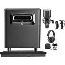 LSR310S Subwoofer + Isolation Riser + Condenser Mic + Headphones