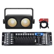 Shocker 2 Dual Zone COB LED Blinder + DMX Controller
