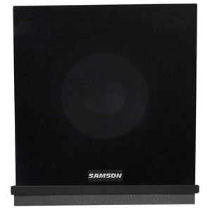 Samson MediaOne 10S 10" 100 Watt Powered Studio Subwoofer Sub + Acoustic Riser