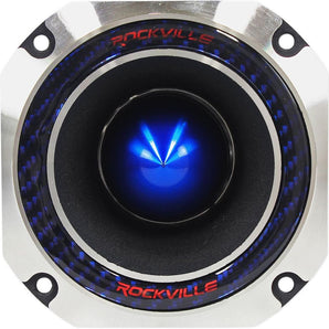 Pair Rockville RT4 2" Pro Audio Tweeters Titanium Compression Horns w/ 240 Watts