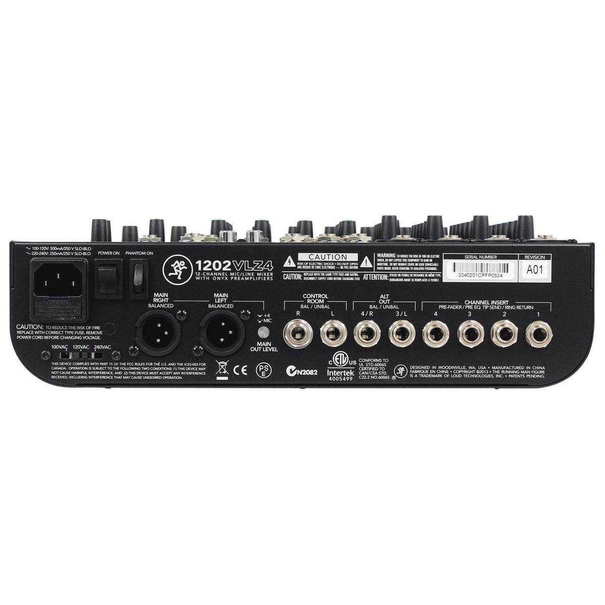 1202VLZ4 Mixer with Matching Travel Bag
