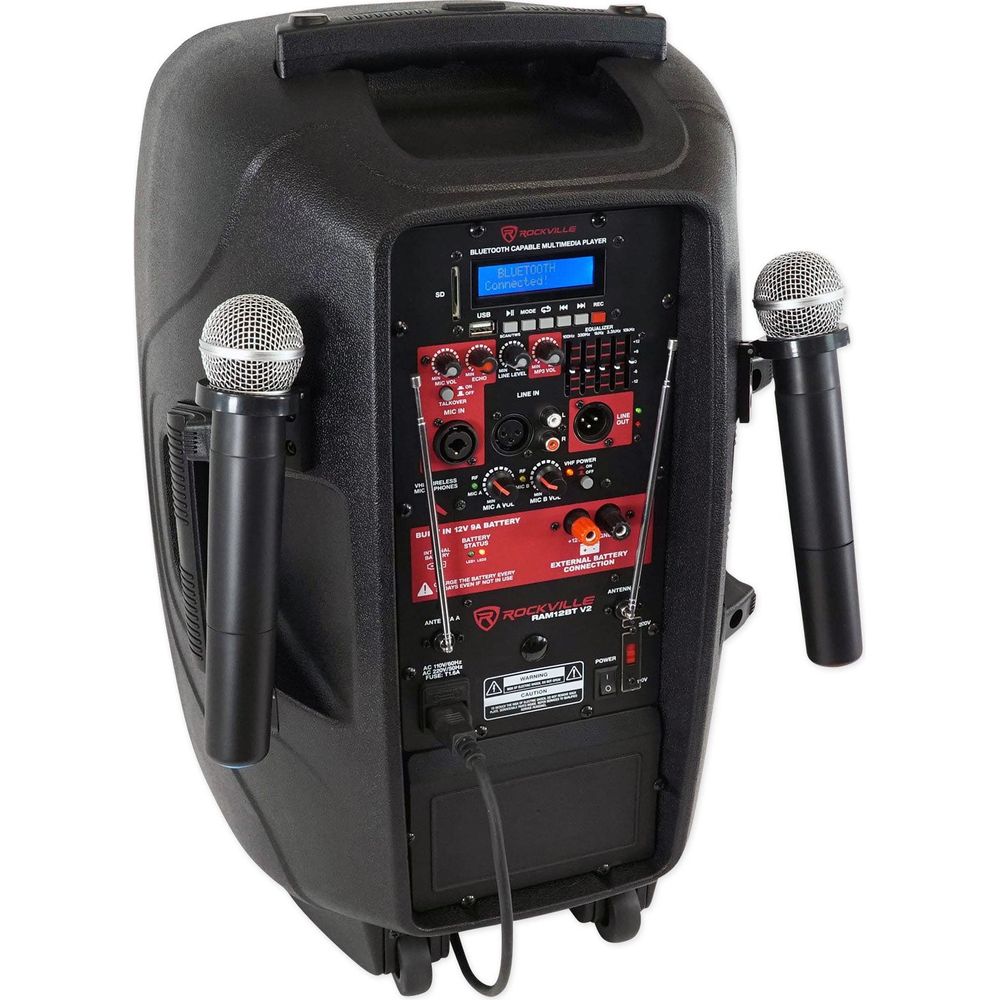 Bluetooth 12" Rechargable iPad/iPhone/Laptop/Tablet Pro Karaoke System