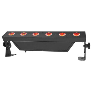 Rockville BEST STRIP 60 Black Battery Powered DJ Light Bar Wireless DMX+RGBWA+UV