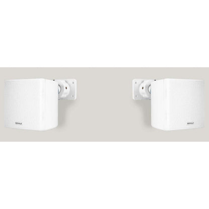 RCS80-1 2-Pack + Cube 70V White + VOL70100 White Bundle