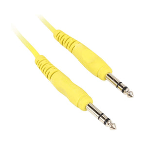 24 Rockville RCTR110Y Yellow 10' 1/4'' TRS to 1/4'' TRS  Cable 100% Copper