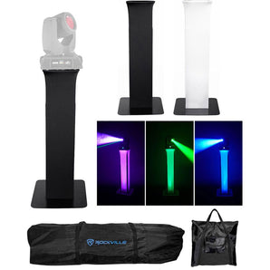 (1) Totem Light Stand+Black+White Scrims For Chauvet Rogue RX2 Beam