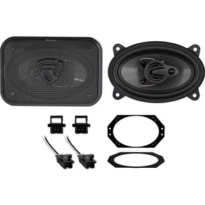 Rockville 4x6" Front Factory Speaker Replacement For 1997-2002 Jeep Wrangler TJ