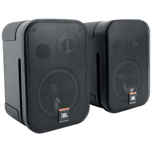 Pair JBL C1PRO Control 1 PRO Black 5.25" Wall Mount Home/Commercial Speakers