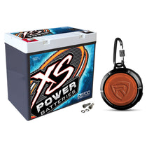XS Power D5100 3100 Amp AGM Power Cell Car Audio Battery + Bluetooth Speaker