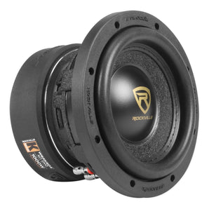 (2) Rockville W65K9D4 6.5" 1000w Car Subwoofers Subs+Vented Bedlined Sub Box