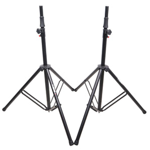 ProX T-SS82P Set of 2 Black Pro Air Speaker Tripod Stands 51"-76" High with Bags