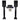Rockville BluTube LED Tube Amplifier Amp+(2) 6.5" Bookshelf Home Speakers+Stands
