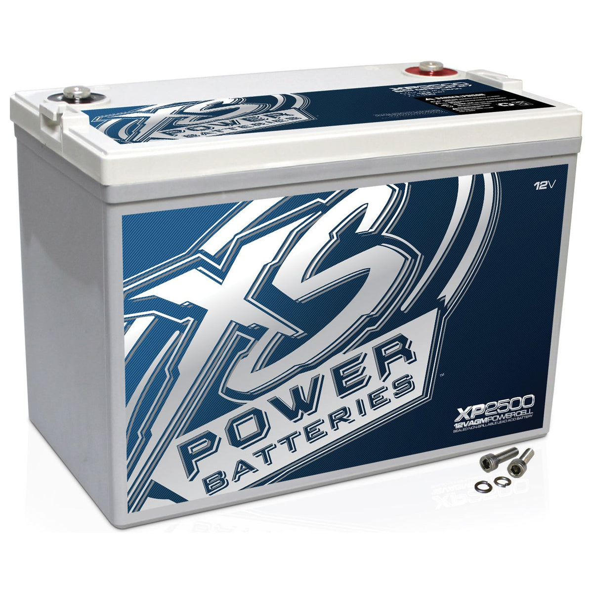 XS Power XP2500 2500 Watt Power Cell Car Audio Battery+Free Bluetooth Speaker !