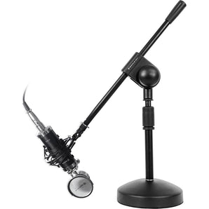 Rockville RCM03 Gaming Twitch Microphone Streaming Recording PC Game Mic+Stand