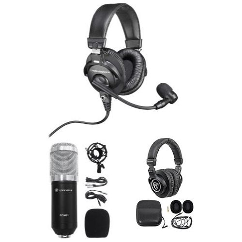 BPHS1 Over-Ear Broadcast Headset w/boom+Studio Mic+Headphones