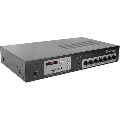 Rockville RCS80-1 60 Watt 70v Commercial/ Restaurant Amplifier/Bluetooth Receiver