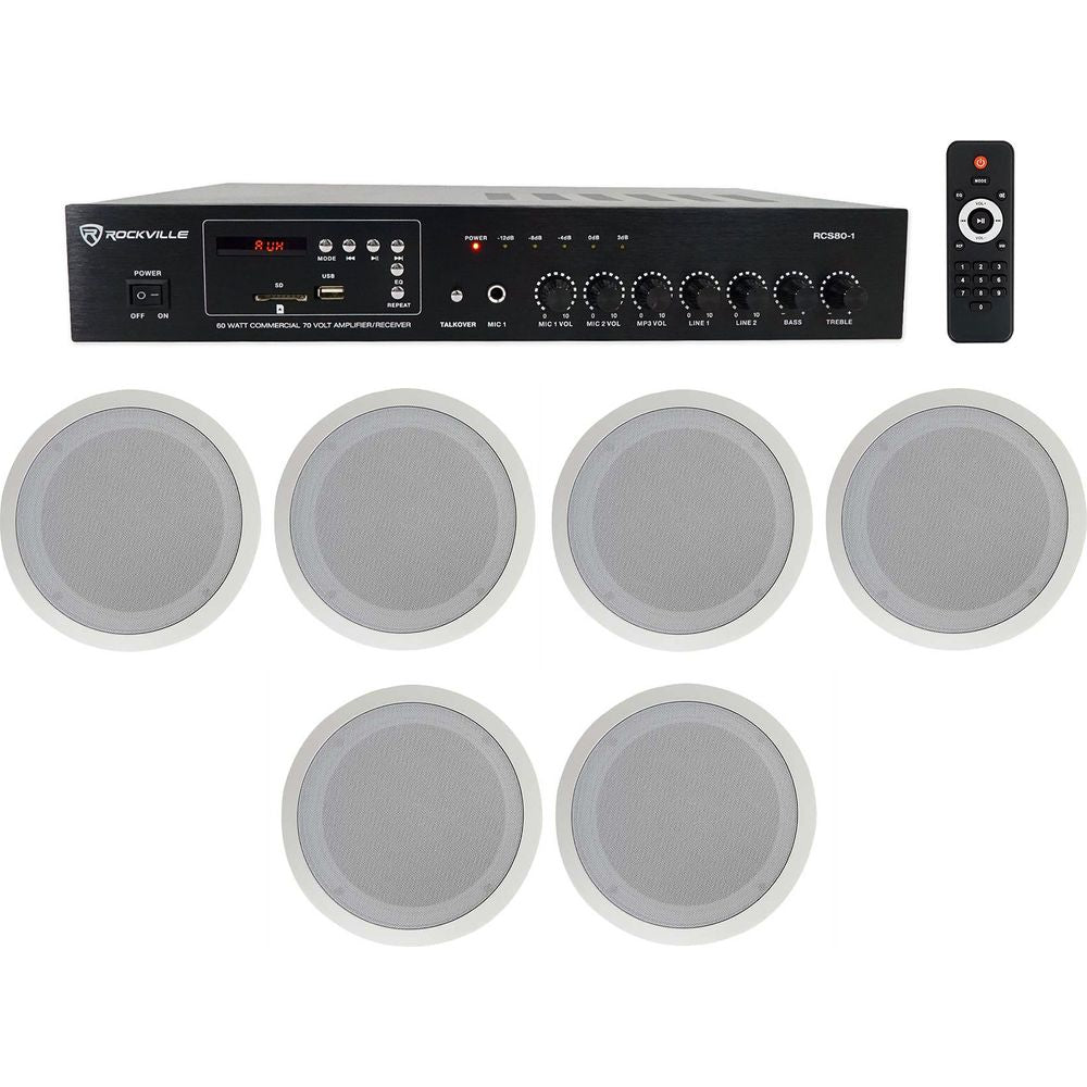 RCS80-1 + CC80T White 6-Pack