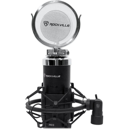 RCM03 Condenser Microphone + RockShield 1 Isolation Shield Bundle