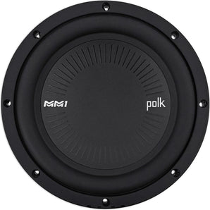 Polk Audio MM842DVC 8” 900 Watt DVC 4-Ohm Car/Marine Audio Subwoofer Sub+Rockbox